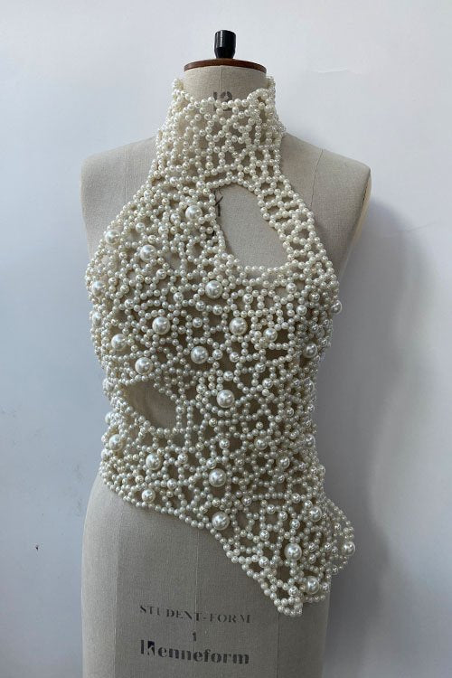 LOLETTA Chunky Pearl White
