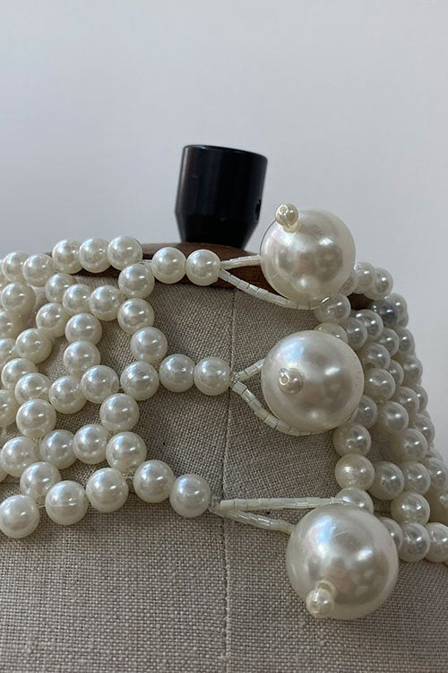 LOLETTA Chunky Pearl White